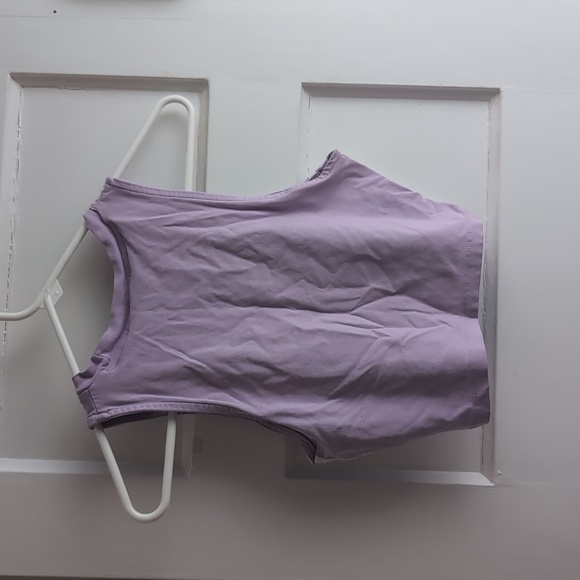 Adidas cropped purple tank - Picture 2 of 2